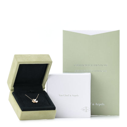 Van Cleef & Arpels 18K Yellow Gold Diamond Mini Frivole Pendant Necklace 7 of 7