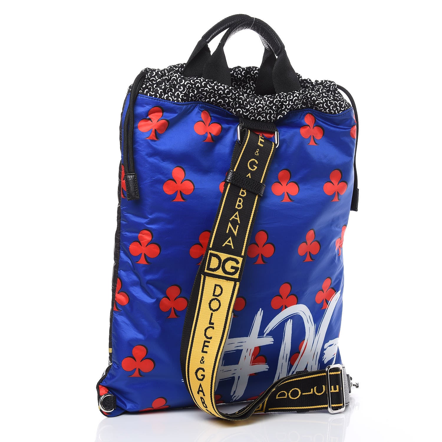 Dolce & Gabbana Nylon King of Hearts Printed Tote Mutlicolor 3 of 7