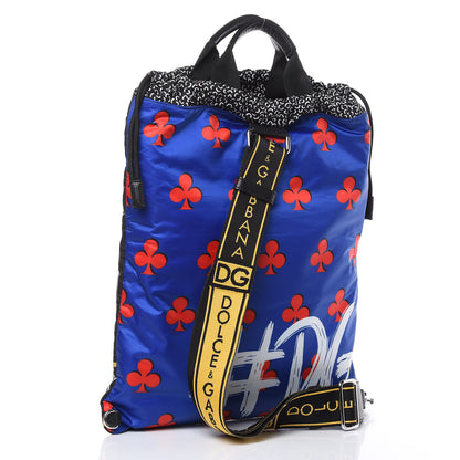 Dolce & Gabbana Nylon King of Hearts Printed Tote Mutlicolor 3 of 7
