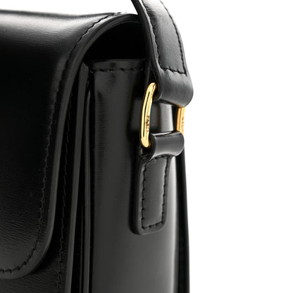 Celine Shiny Calfskin Teen Triomphe Black 13 of 15