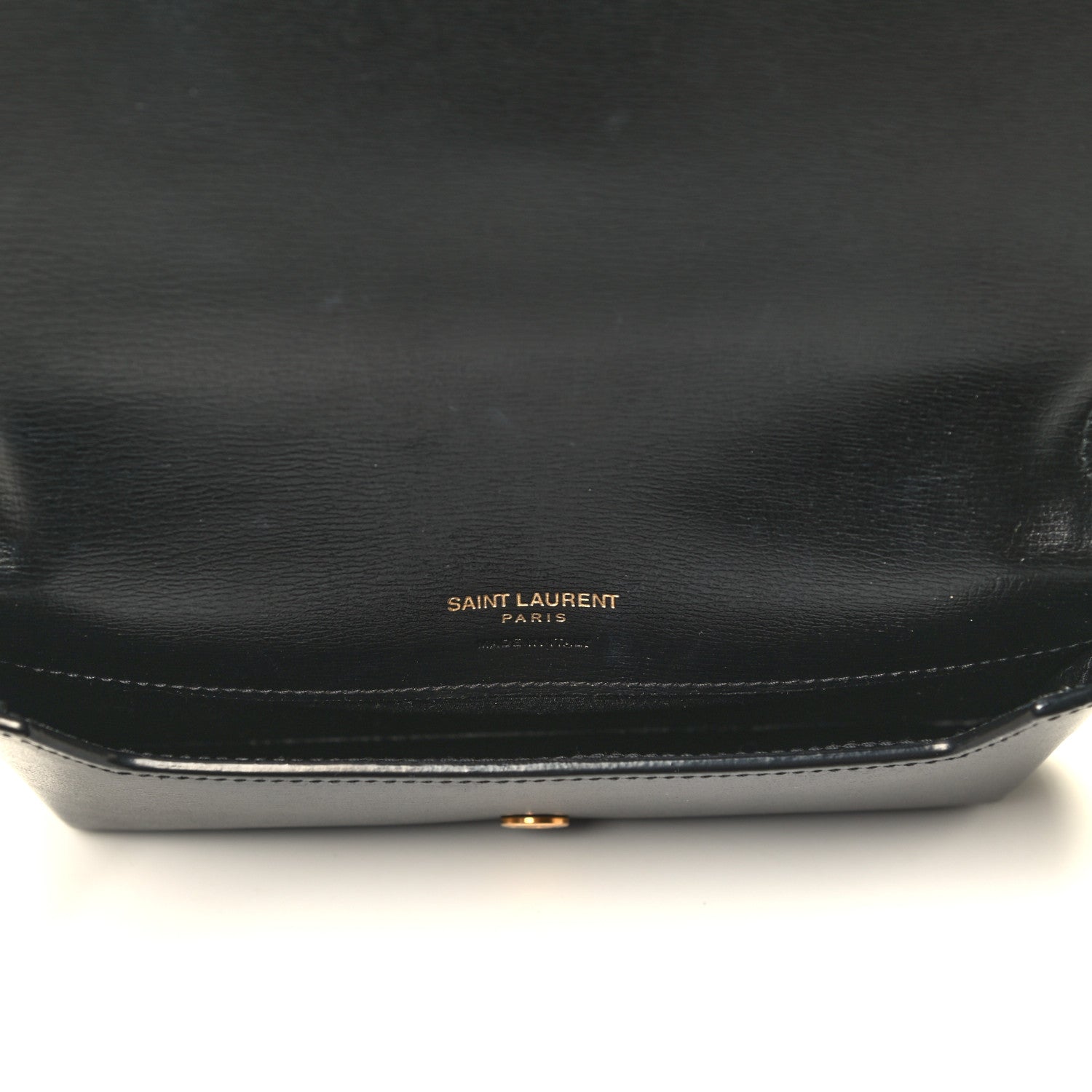 Saint Laurent Smooth Calfskin Monogram Phone Holder Crossbody Black 4 of 4