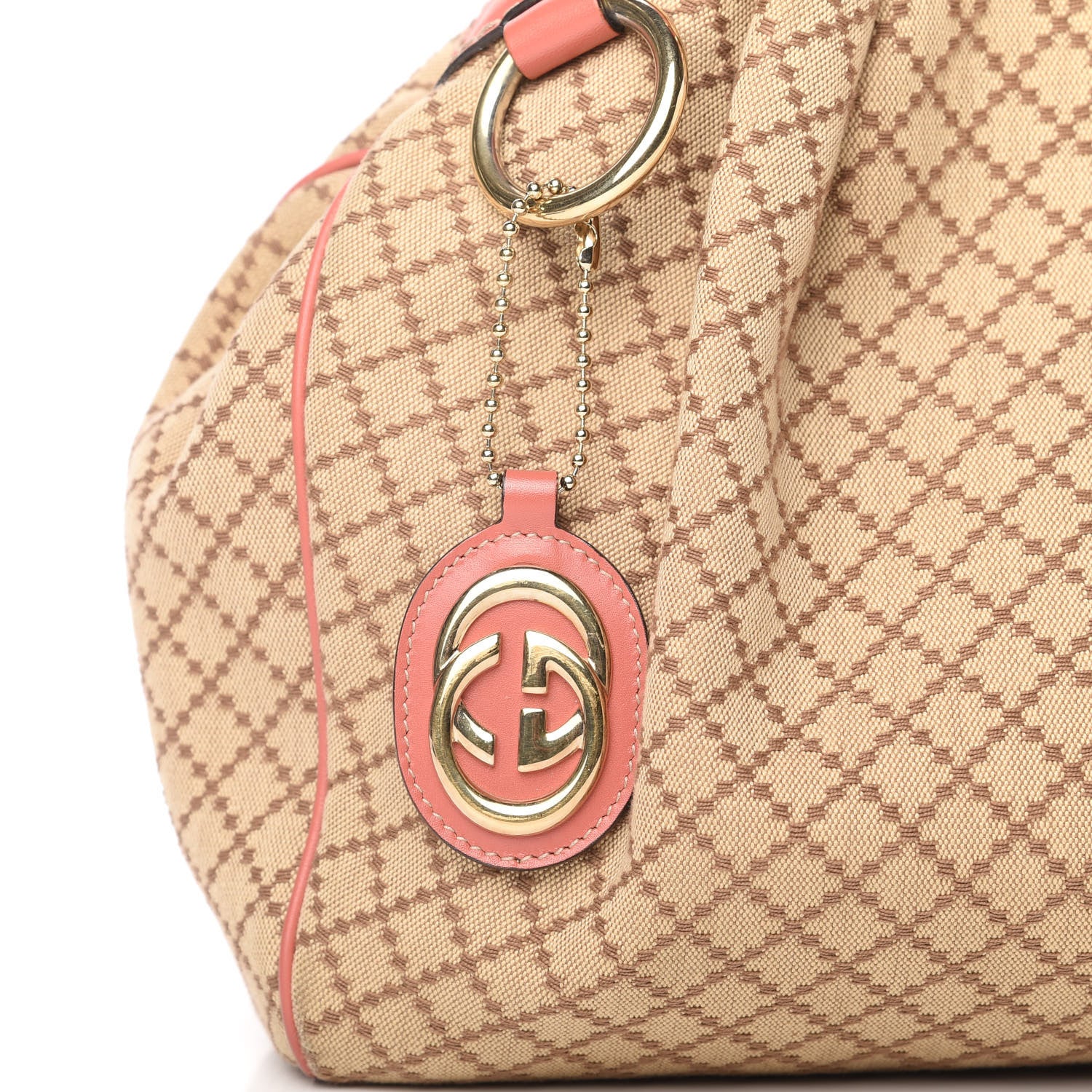 Gucci Diamante Medium Sukey Tote Coral 10 of 10