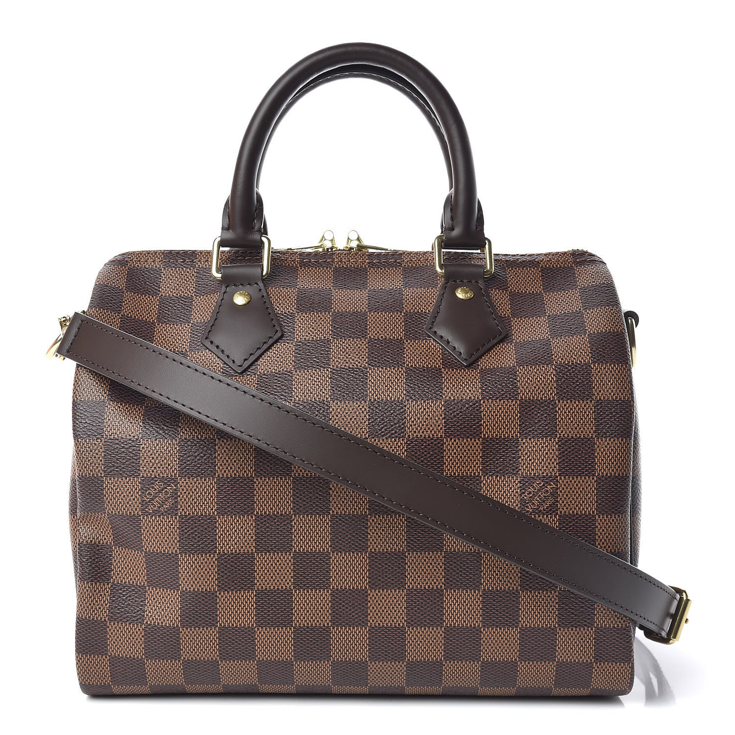 Louis Vuitton Damier Ebene Speedy Bandouliere 25 1 of 10