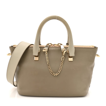 Chloe Smooth Calfskin Mini Baylee Tote Cashmere Grey 1 of 11