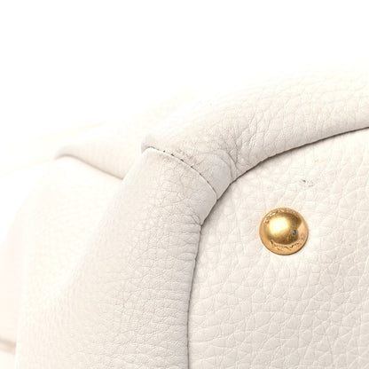 Prada Vitello Daino Shoulder Bag White 10 of 14