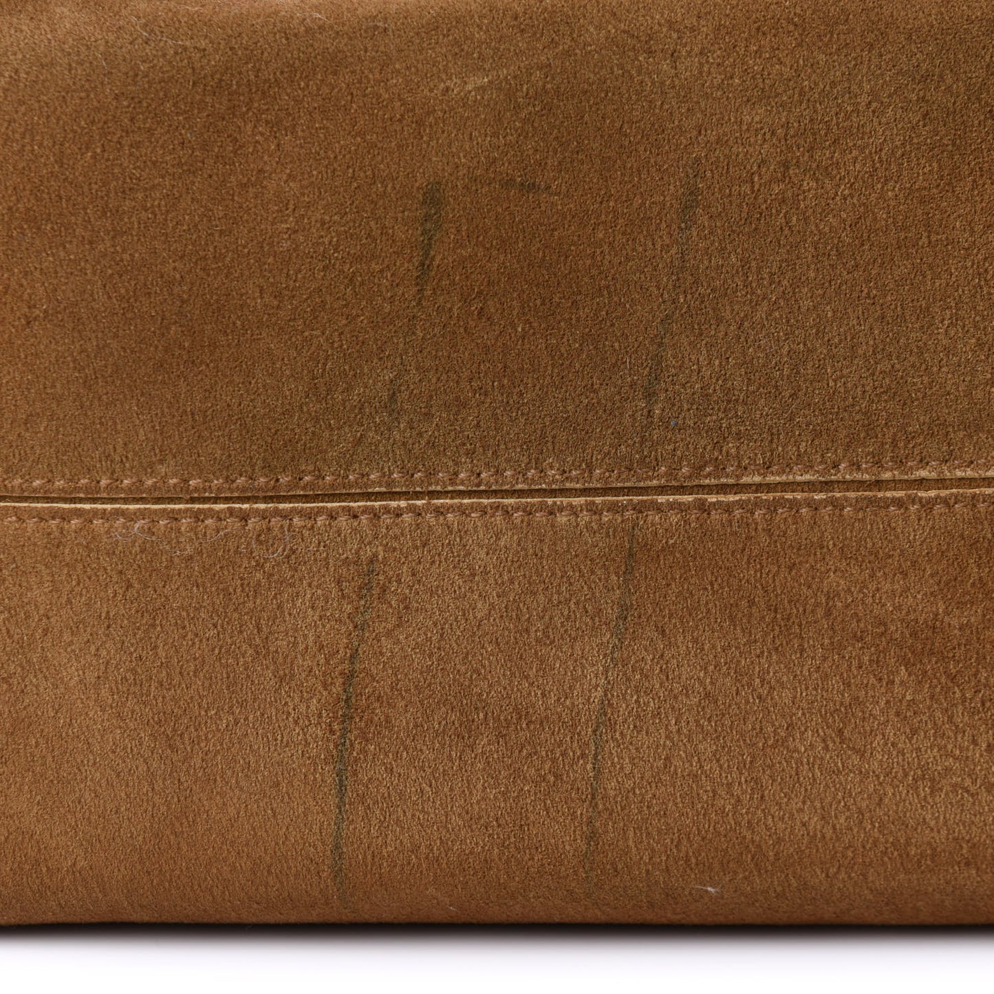 Suede Flamenco Knot Bag Caramel