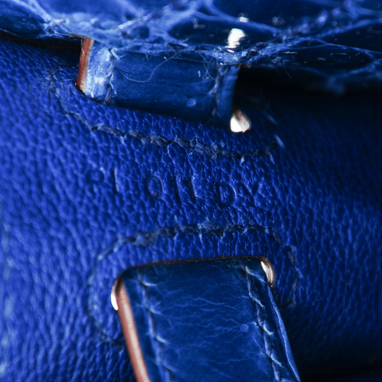 Hermes Shiny Niloticus Crocodile Kelly Cut Pochette Mykonos 9 of 19