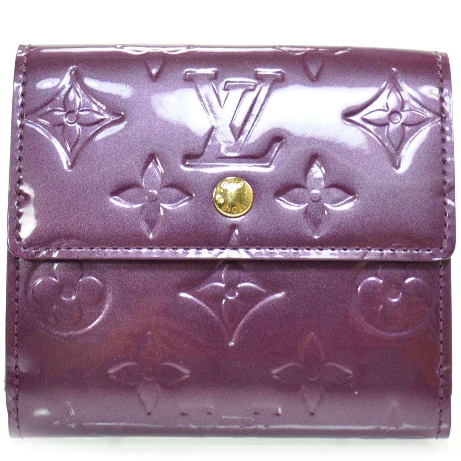 Louis Vuitton Vernis Elise Wallet Violet 1 of 9