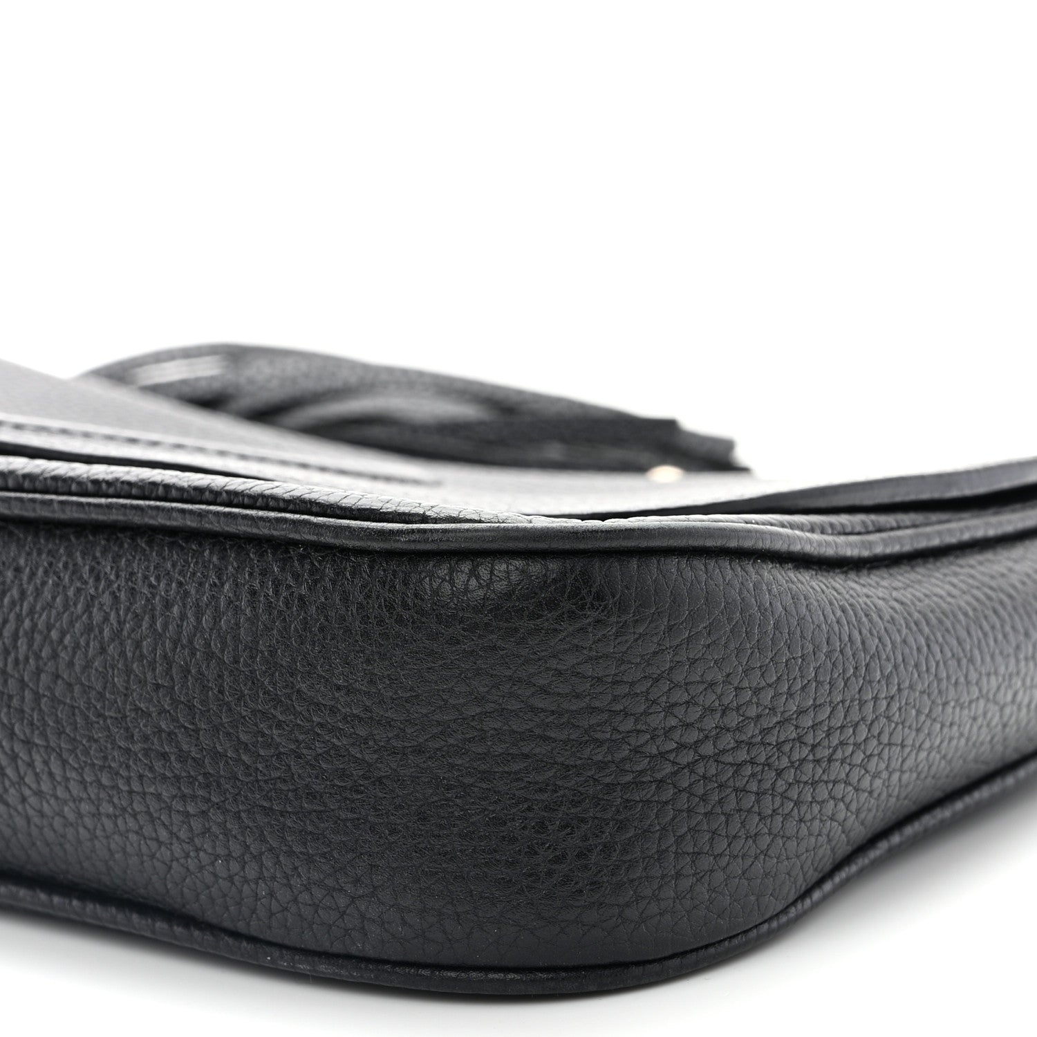 Gucci Pebbled Calfskin Medium Soho Flap Crossbody Black 10 of 14
