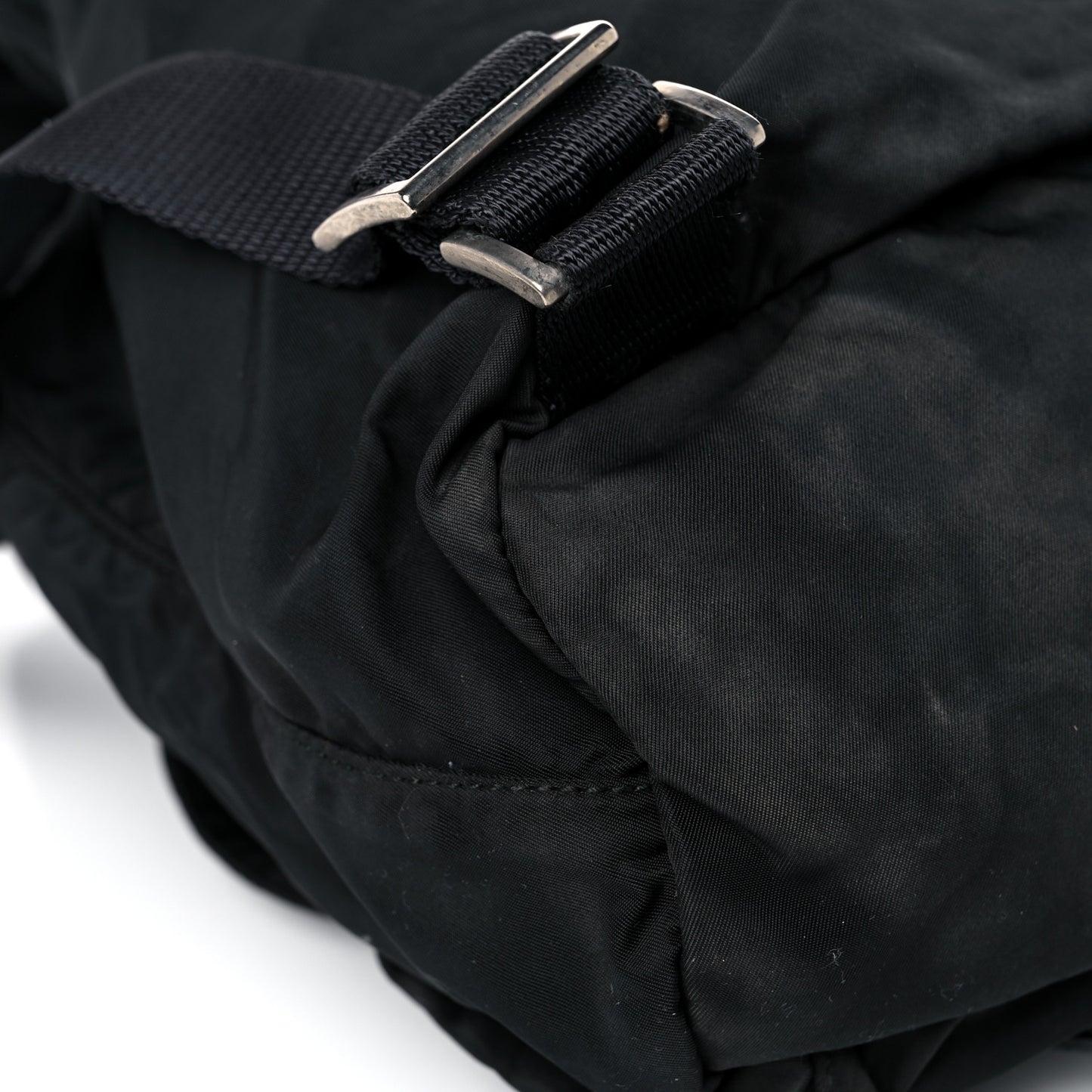 Nylon Vela Medium Backpack Black
