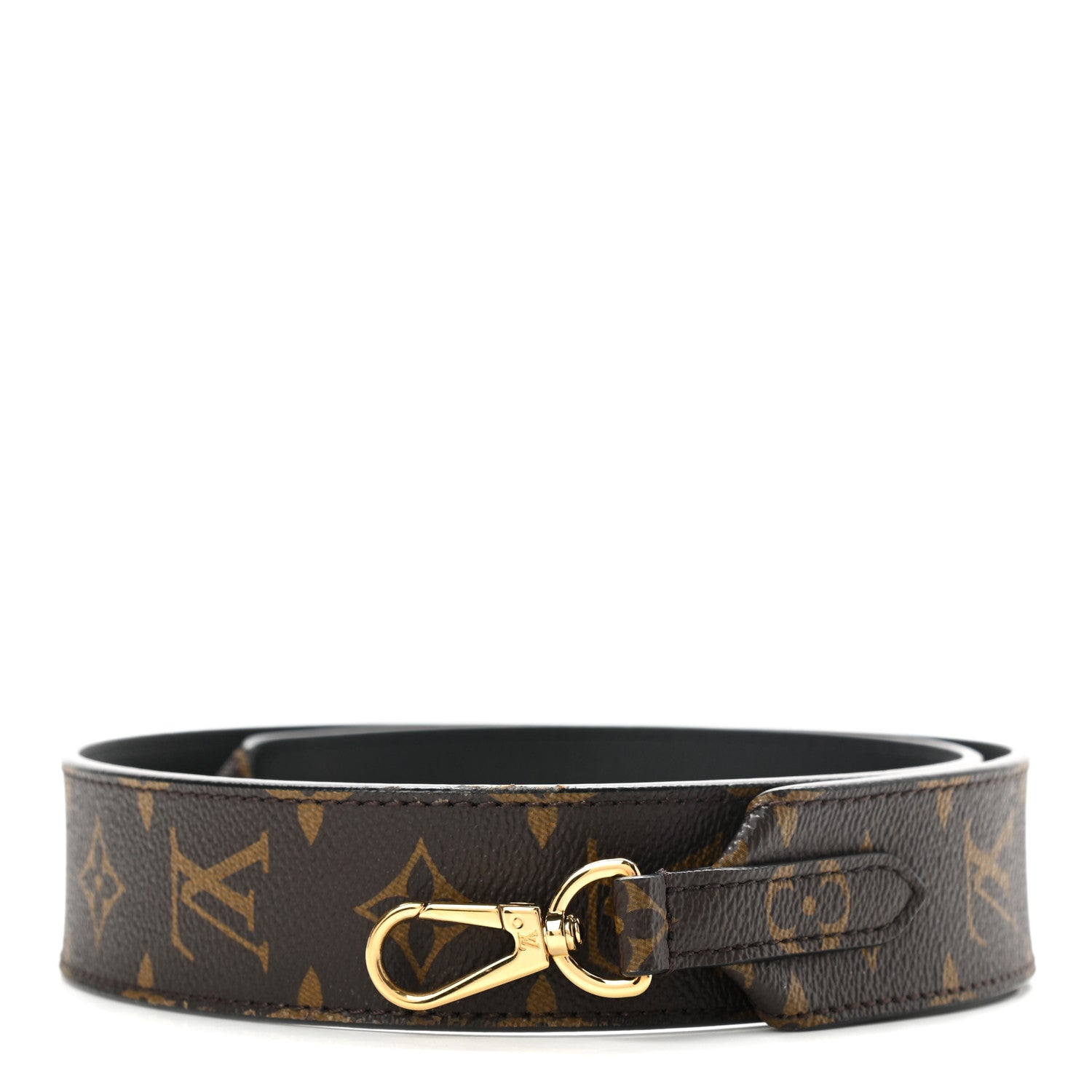 Louis Vuitton Monogram Bandouliere Shoulder Strap Black 1 of 4
