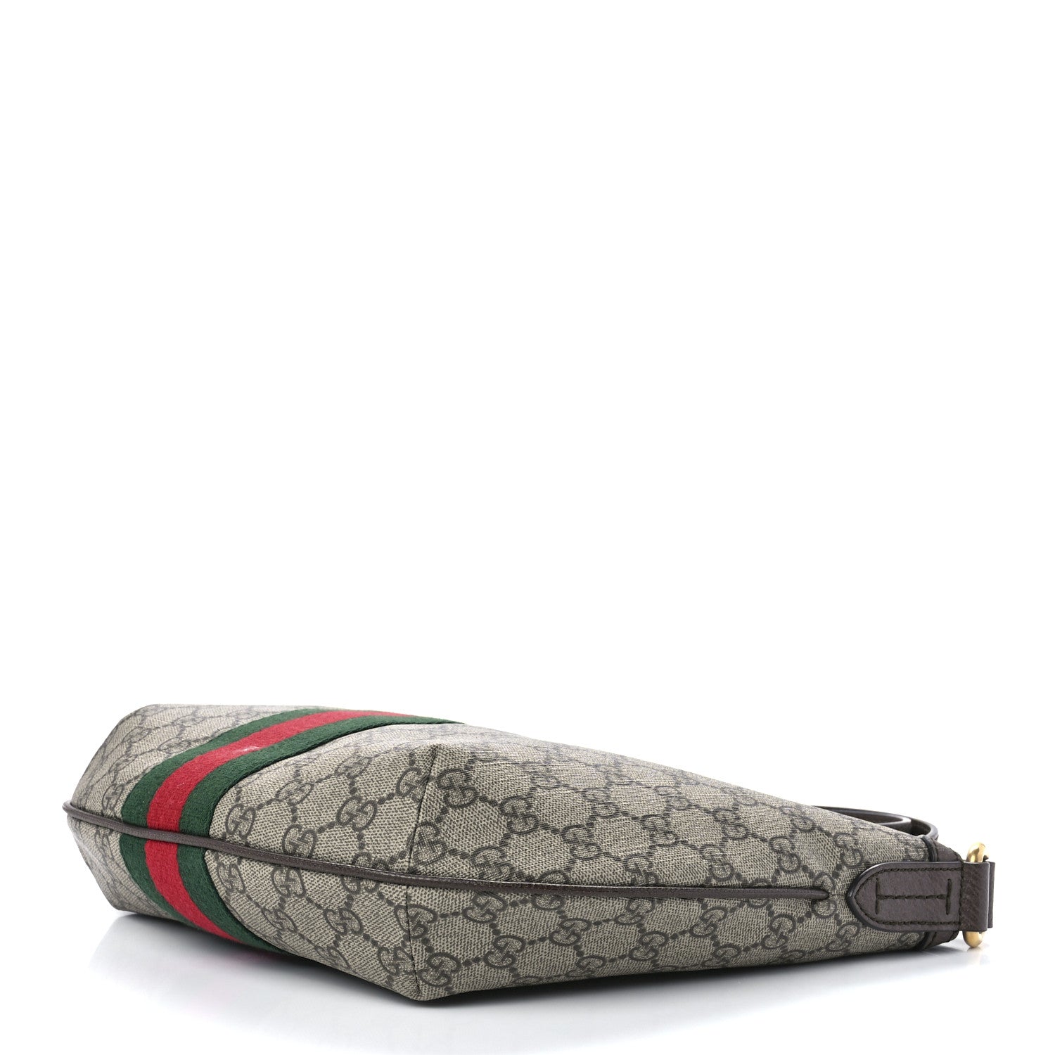 Gucci GG Supreme Monogram Web Small Ophidia Half Moon Hobo Brown 9 of 12
