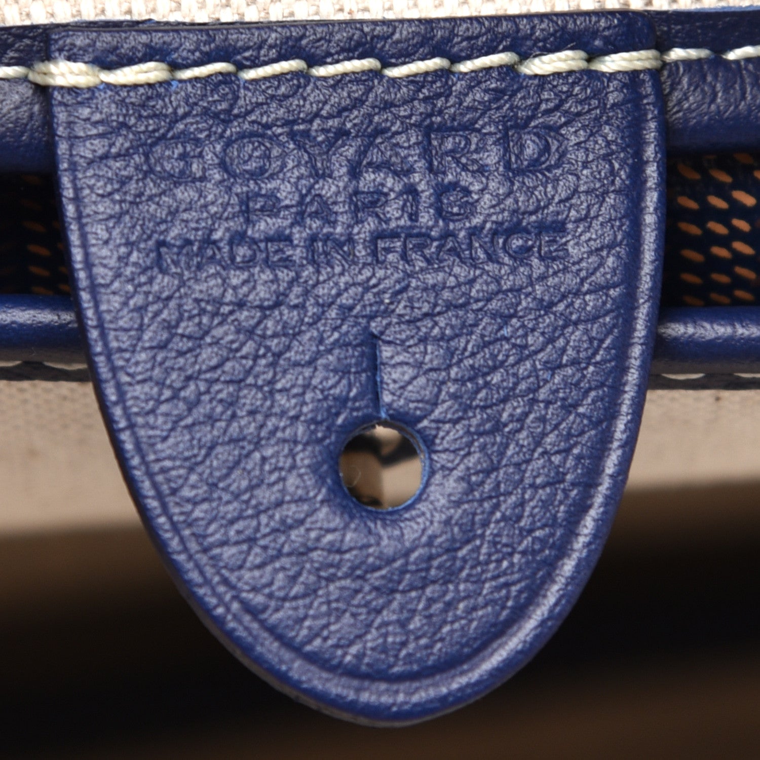 Goyard Goyardine Artois PM Navy 6 of 9