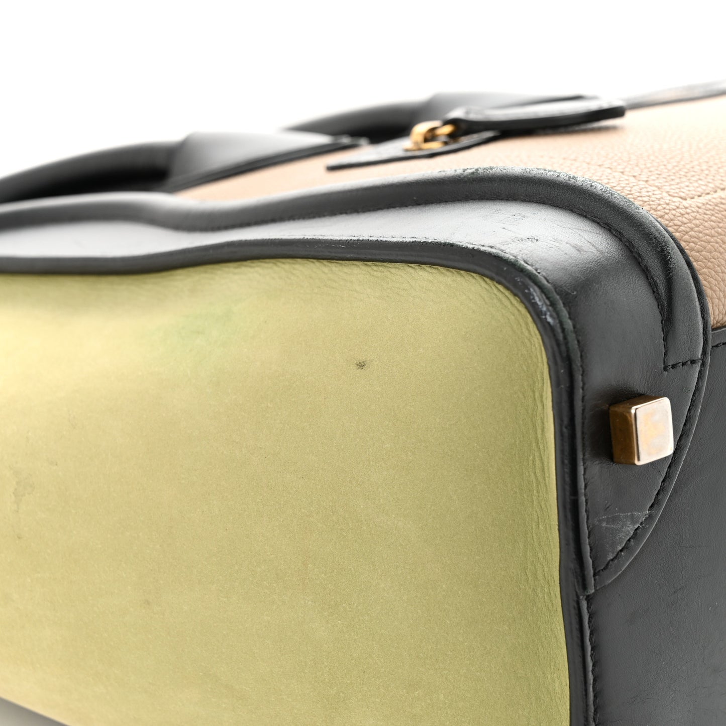 Nubuck Smooth Calfskin Micro Tri-Color Luggage