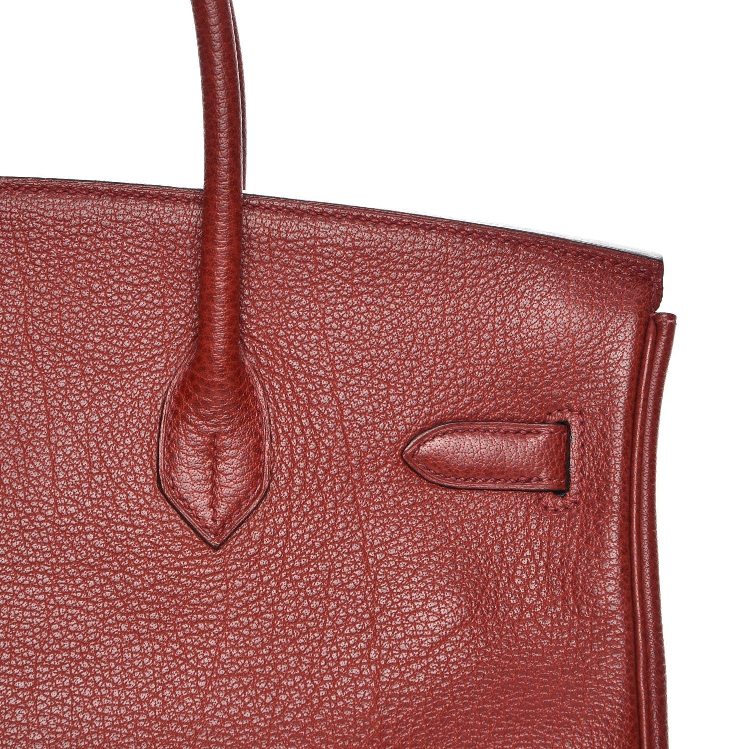 Hermes Buffle Skipper Birkin 35 Rouge H 24 of 26