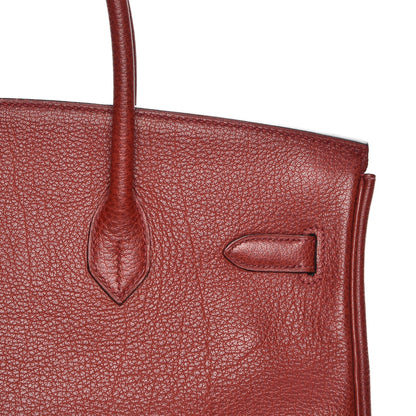 Hermes Buffle Skipper Birkin 35 Rouge H 24 of 26