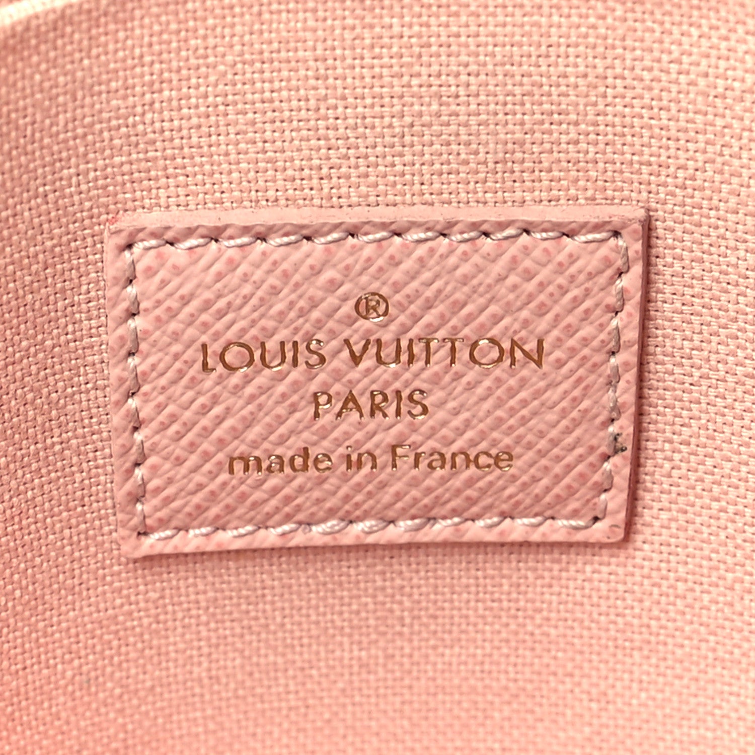 Louis Vuitton Damier Azur Pochette Felicie Chain Wallet Rose Ballerine 6 of 9