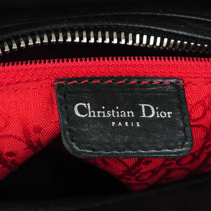 Christian Dior Lambskin Cannage Medium Lady Dior Black 7 of 7