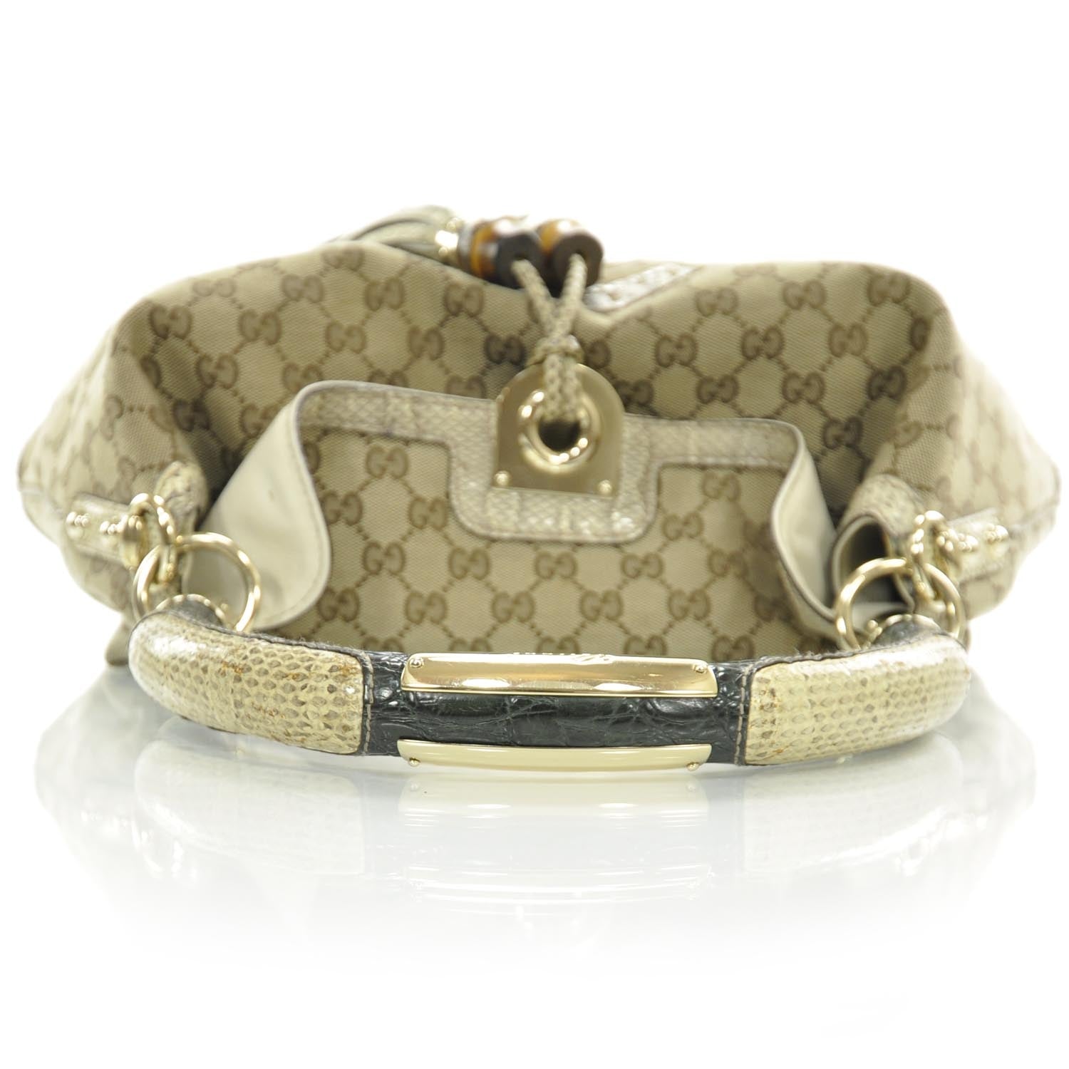 Gucci Monogram Large Crest Patchwork Embroidered Indy 5 of 9