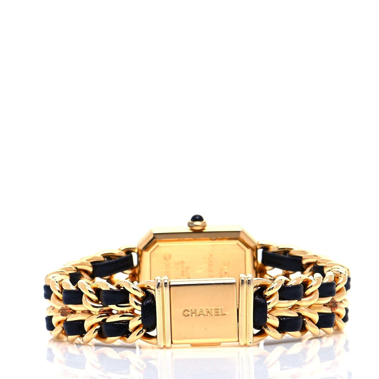 Stainless Steel Lambskin 20mm Chain Premiere Quartz Watch Gold M