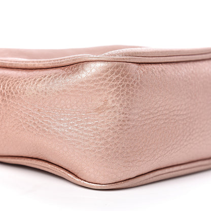 Gucci Metallic Pebbled Calfskin Small Soho Disco Bag Pink 12 of 14