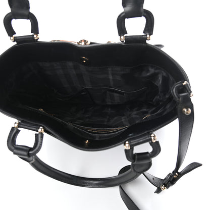 Burberry Calfskin Quilted Crossbody Bag Black 5 of 9