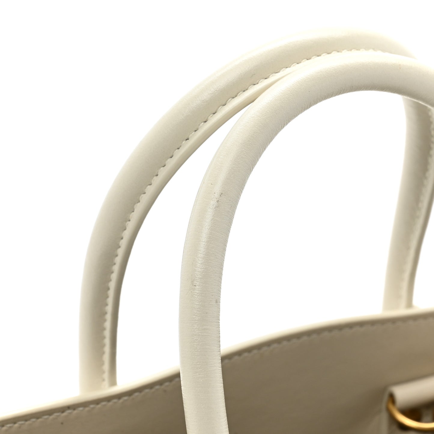 Calfskin Baby Sac De Jour Dove White