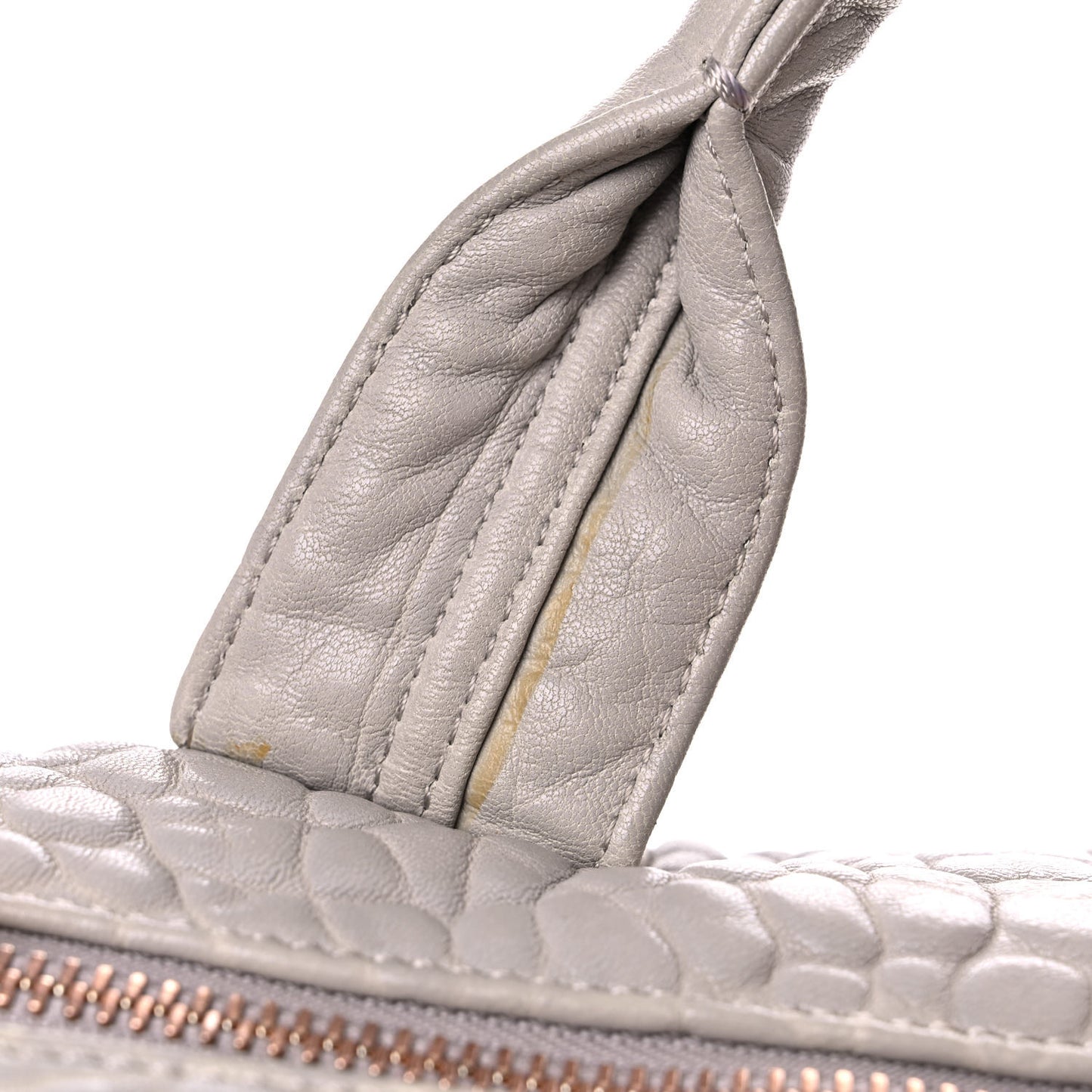 Pebbled Lambskin Rocco Lilac Rose Gold Hardware