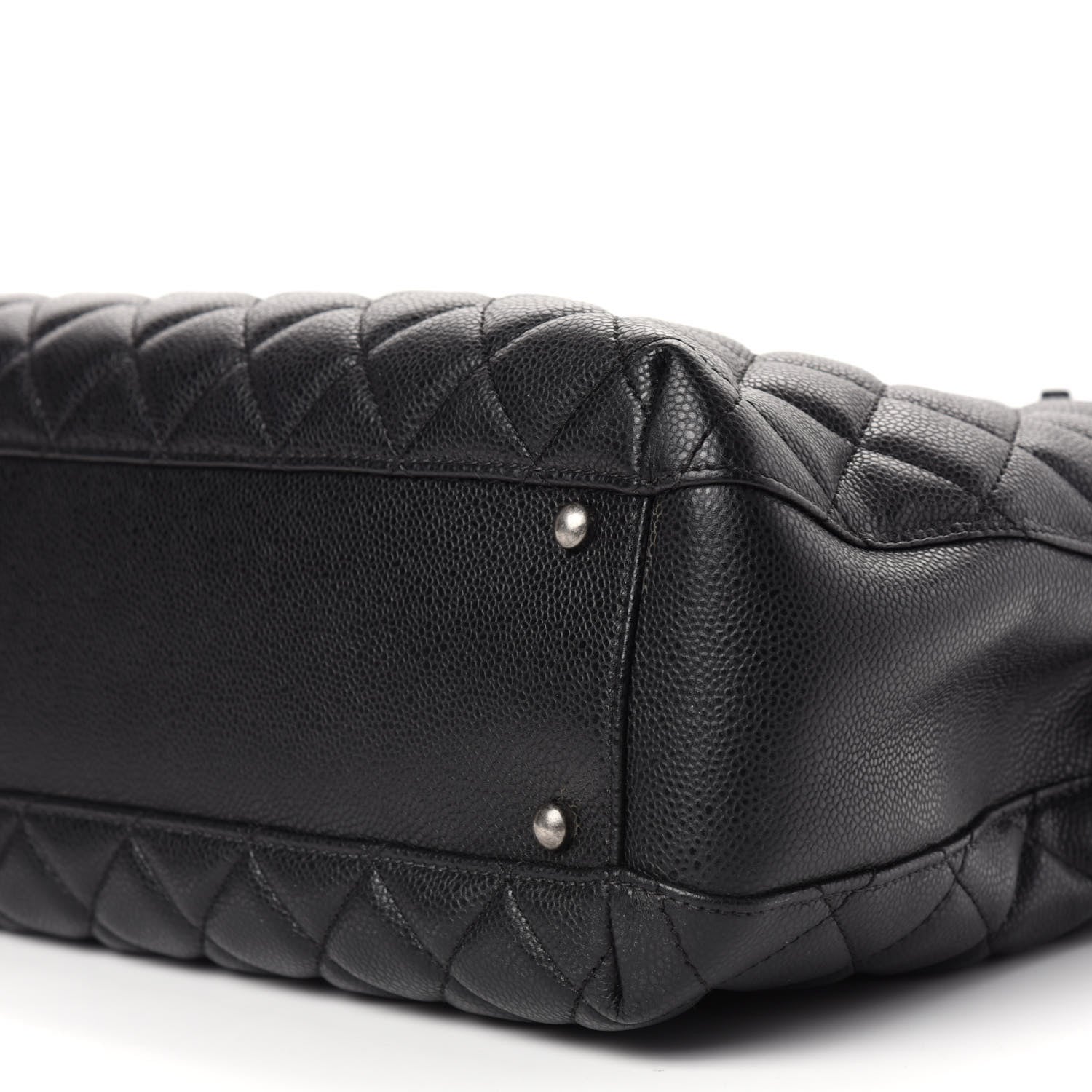 Chanel Caviar Quilted City Shopping Tote Black 9 of 10