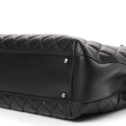 Chanel Caviar Quilted City Shopping Tote Black 9 of 10