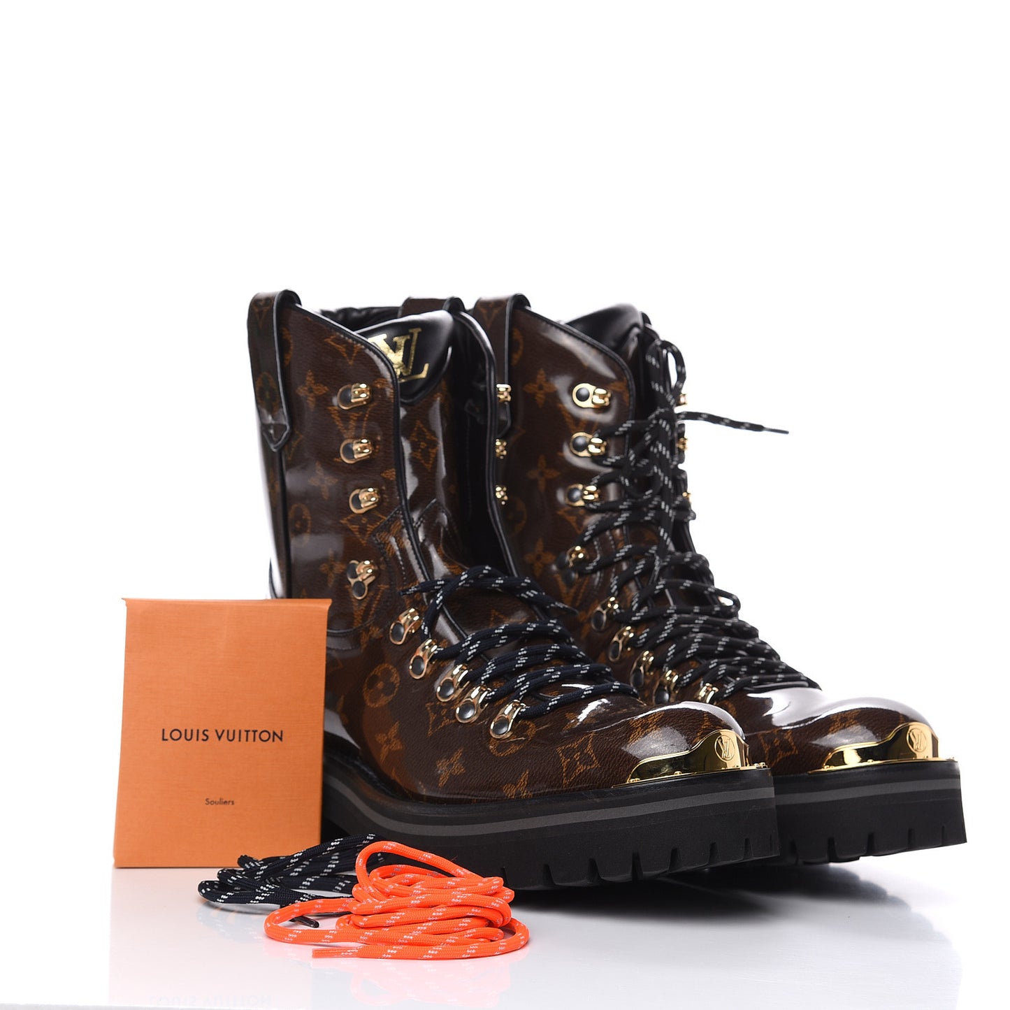 Monogram Glaze Mens Outland Ankle Boots 8 Ebene