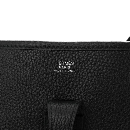 Hermes Taurillon Clemence Evelyne III PM Black 6 of 11