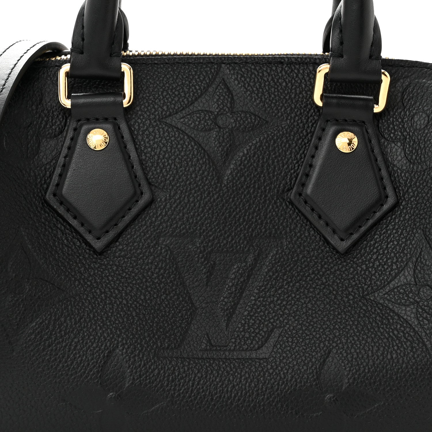 Louis Vuitton Empreinte Monogram Giant Speedy Bandouliere 20 Black 7 of 10