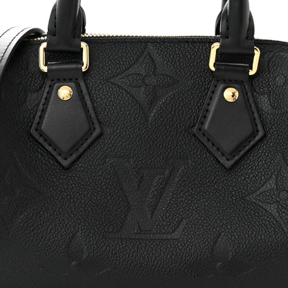 Louis Vuitton Empreinte Monogram Giant Speedy Bandouliere 20 Black 7 of 10