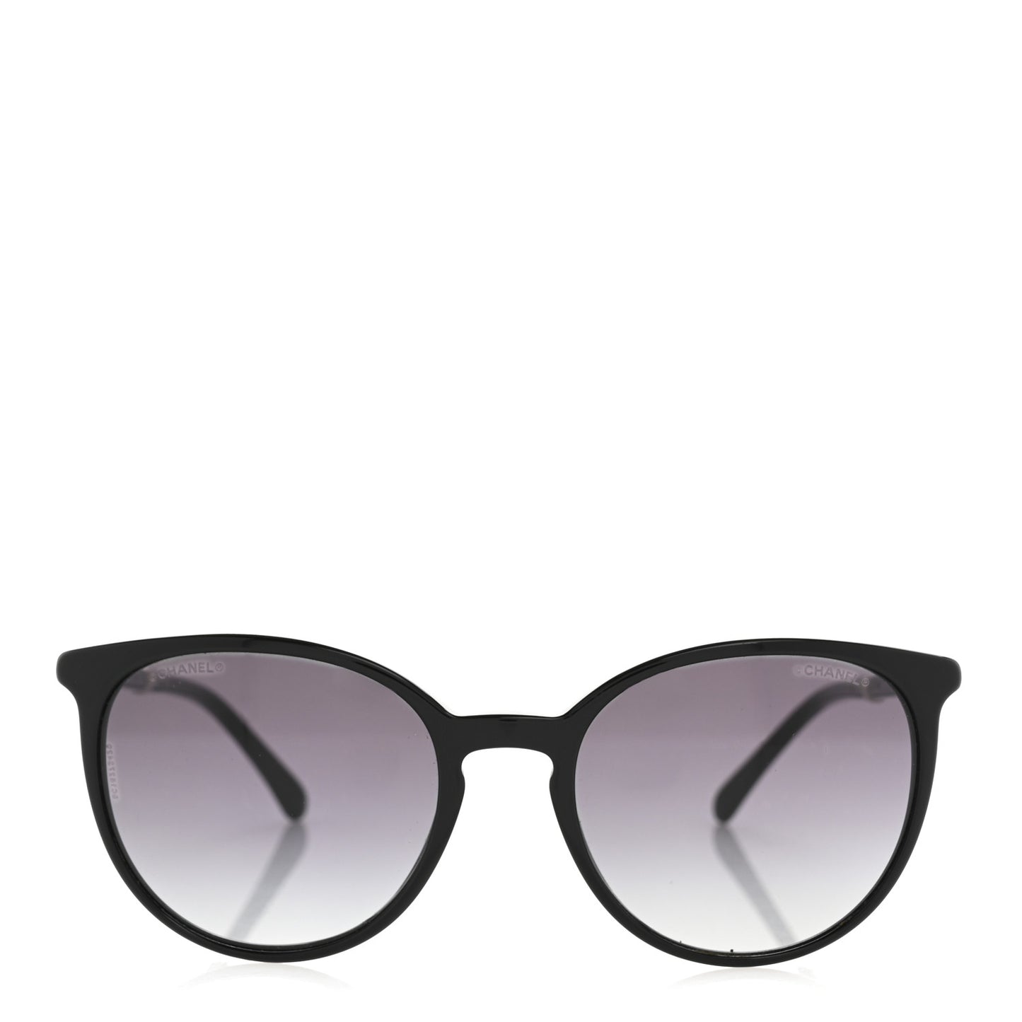 Acetate Butterfly Pearl Sunglasses 5394-H Black