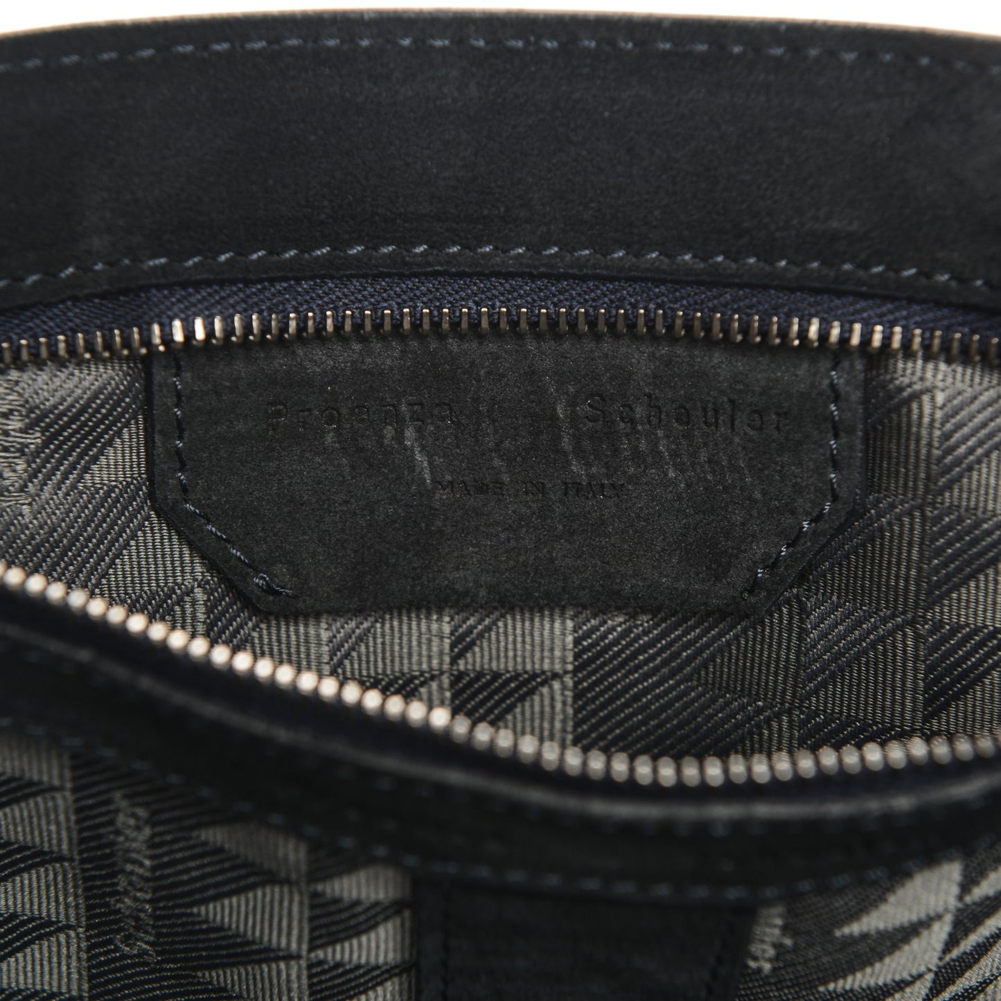 Suede Fringe Medium PS1 Satchel Navy