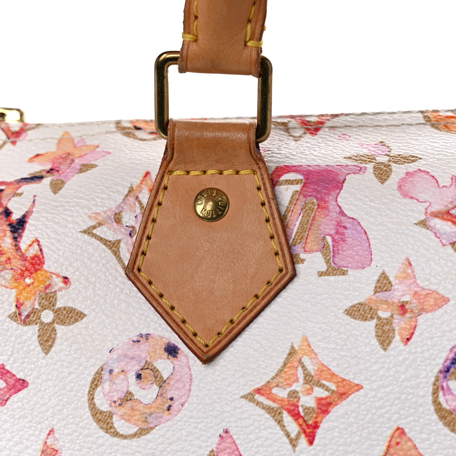 Louis Vuitton Watercolor Aquarelle Speedy 35 White 18 of 27