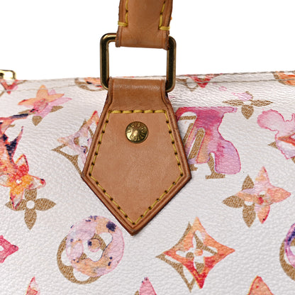 Louis Vuitton Watercolor Aquarelle Speedy 35 White 18 of 27