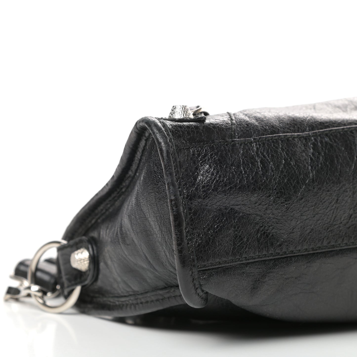 Agneau Giant 12 Silver Hardware Mini City Black