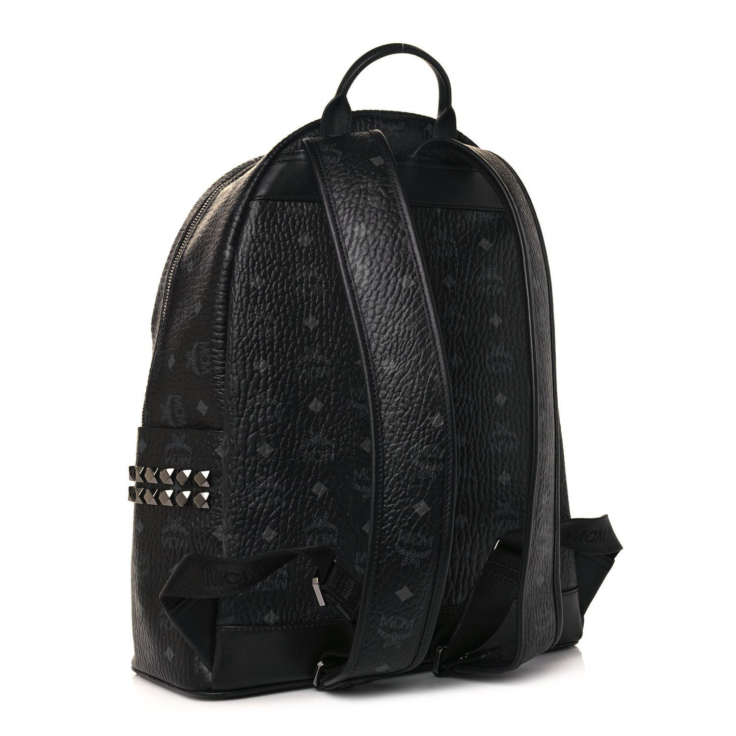 Visetos Medium Side Studs Stark Backpack Black