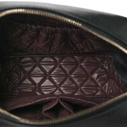 Chanel Caviar Quilted Medium Curvy Pouch Cosmetic Case Black 5 of 7