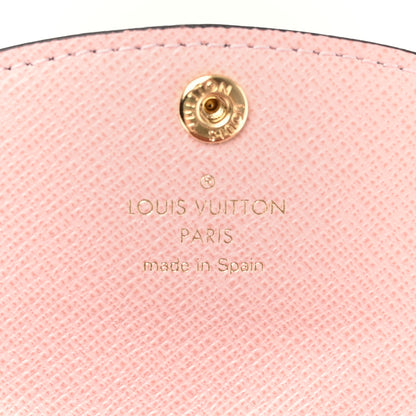 Louis Vuitton Damier Ebene Rosalie Coin Purse Rose Ballerine 6 of 8