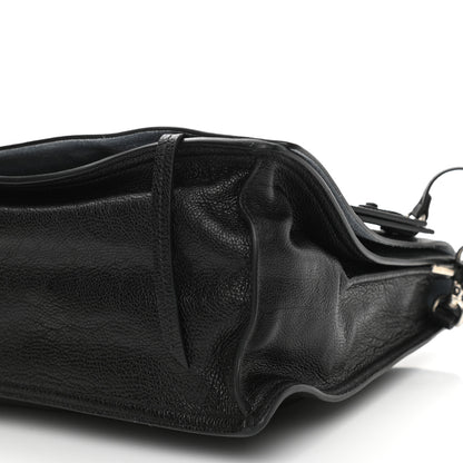 Prada Glace Calf Etiquette Flap Black Astrale 10 of 10
