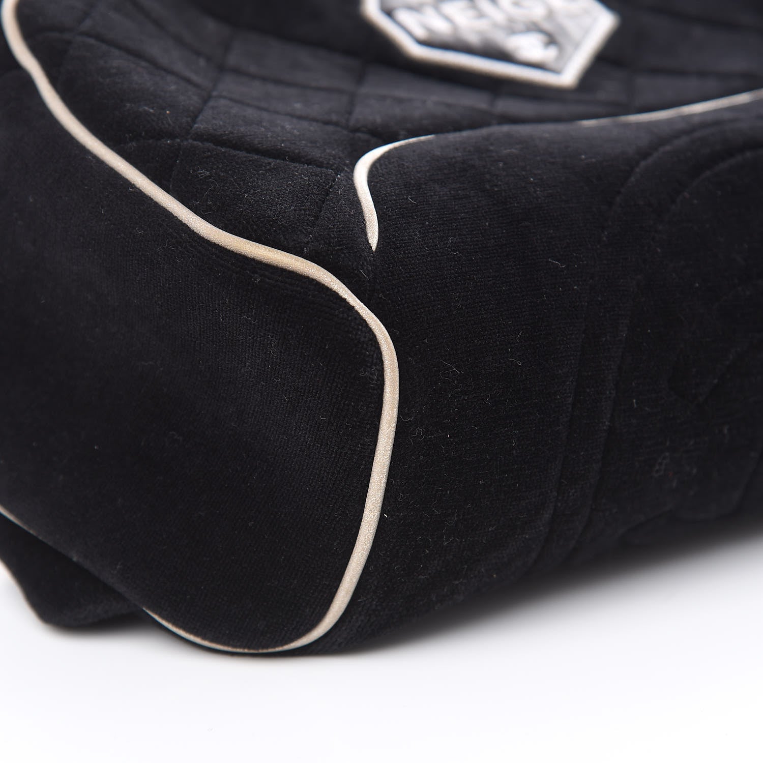 Chanel Velvet Quilted Coco Neige Waist Bag Black 8 of 11