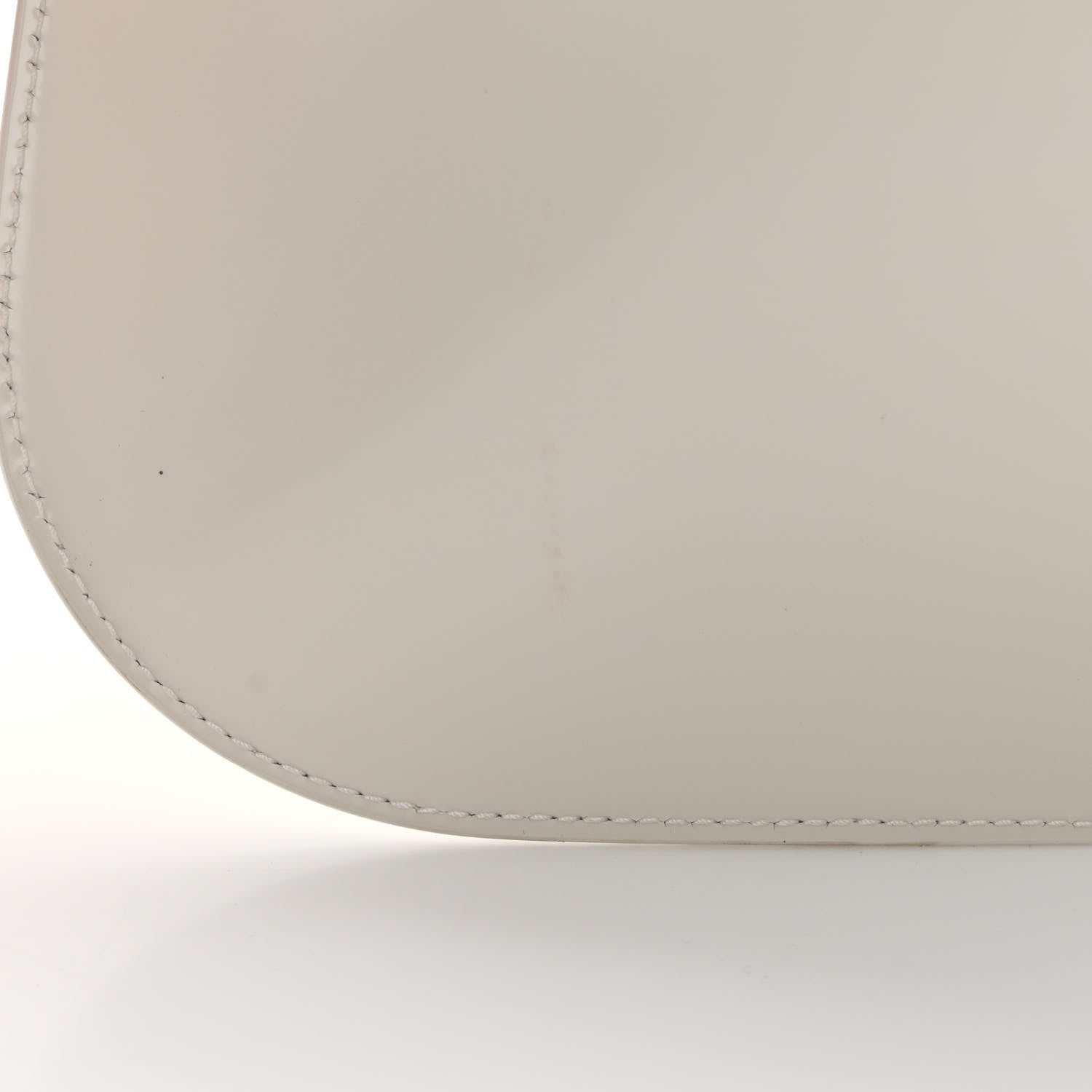 Bottega Veneta Brushed Calfskin Cradle Fold Over Shoulder Bag White Parakeet 10 of 13