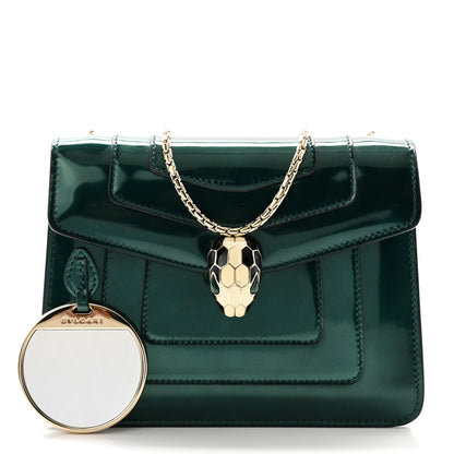 Bulgari Patent Serpenti Forever Crossbody Emerald 3 of 12
