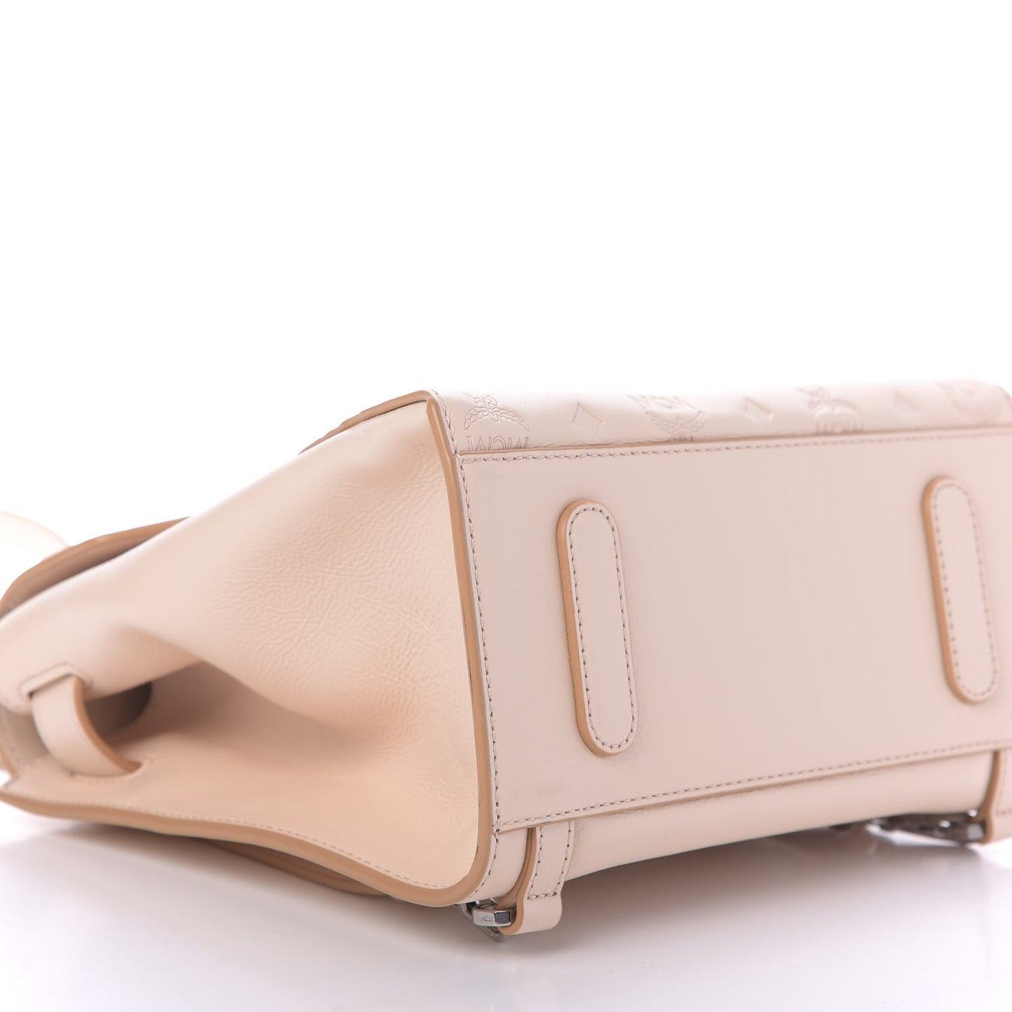 Calfskin Essential Monogram Small Backpack Bisque