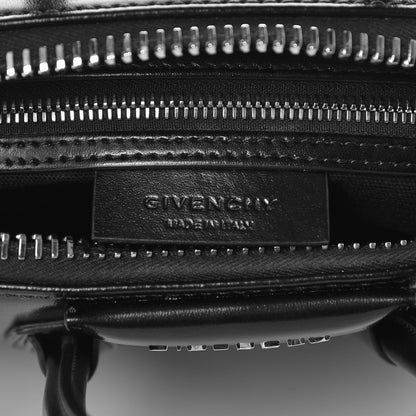 Givenchy Shiny Lord Calfskin Mini Antigona Black 12 of 13