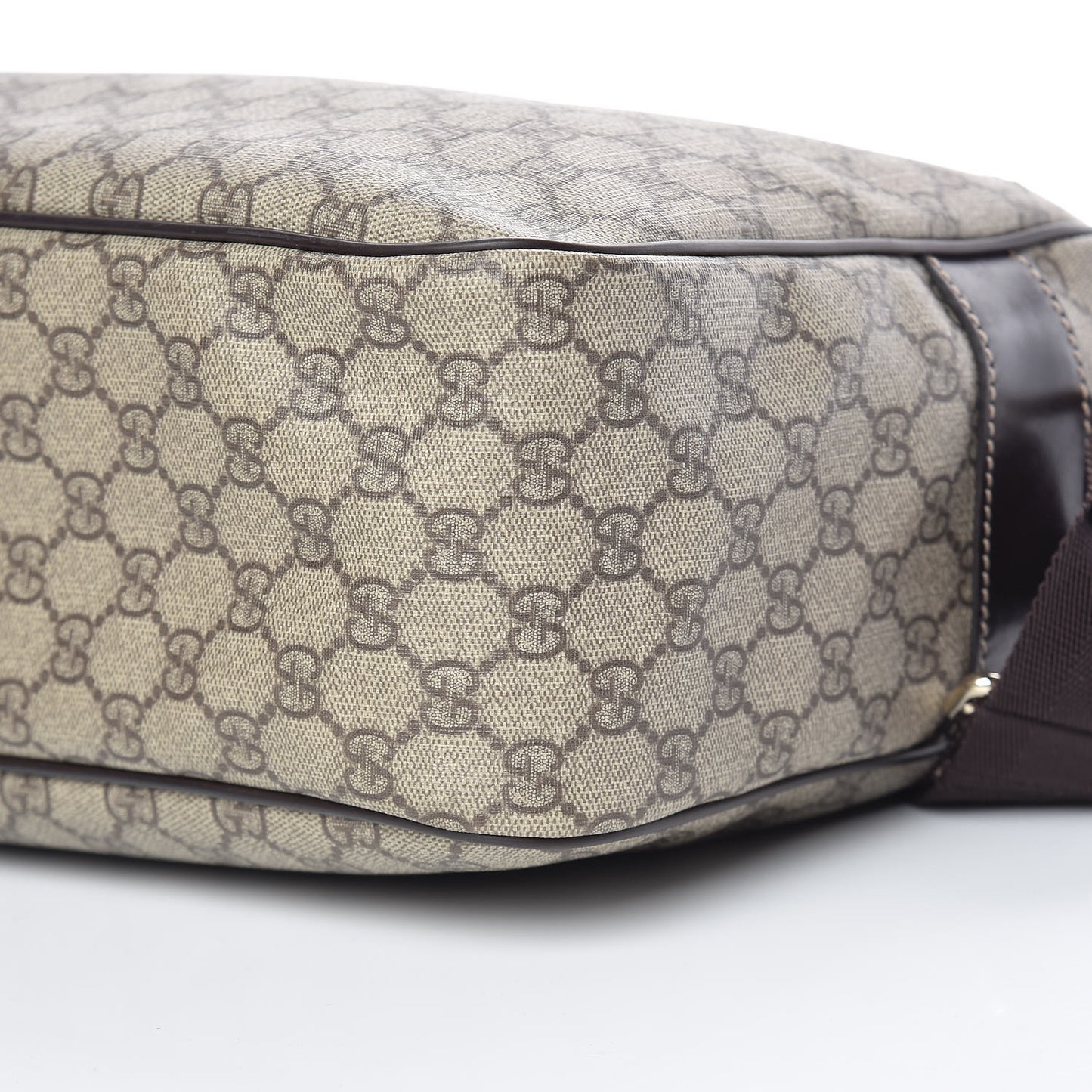 GG Plus Monogram Large Messenger Bag Dark Brown