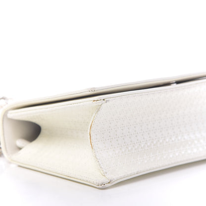Christian Dior Patent Micro-Cannage Small Diorama Flap Bag White 6 of 15